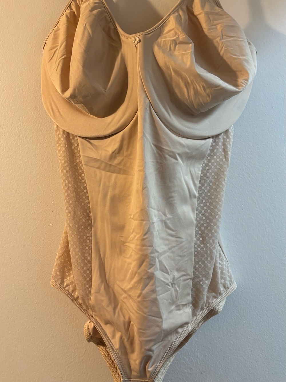 Bali Beige Shaping Bodysuit with Built-In Cups